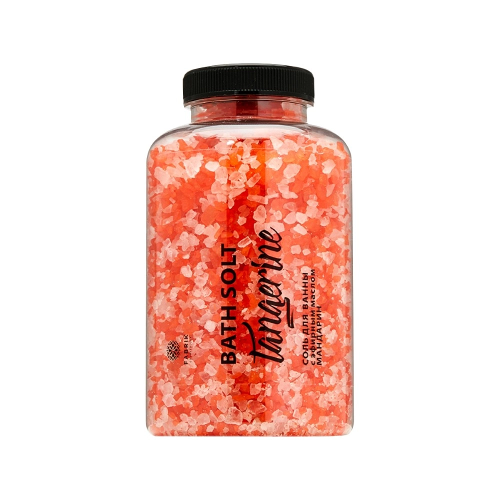 Fabrik Cosmetology соль для ванн, соль для ванн, 500 г, 1 шт, мандарин фото