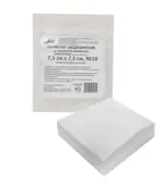 Divia Салфетки медицинские стерильные нетканные, 7.5 см х 7.5 см, салфетки стерильные, 10 шт, 8 сложений фото