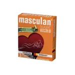Masculan Classic 3, презервативы, 3 шт, с колечками и пупырышками фото 