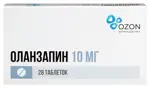 Оланзапин, 10 мг, таблетки, диспергируемые в полости рта, 28 шт. фото