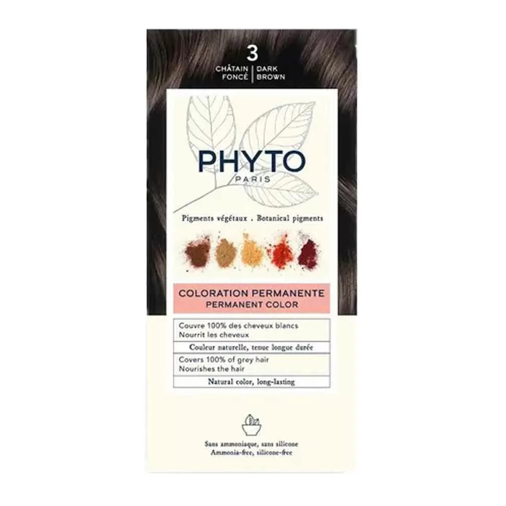 Phytosolba PhytoColor Краска для волос, 1 шт, тон 3 темный шатен фото