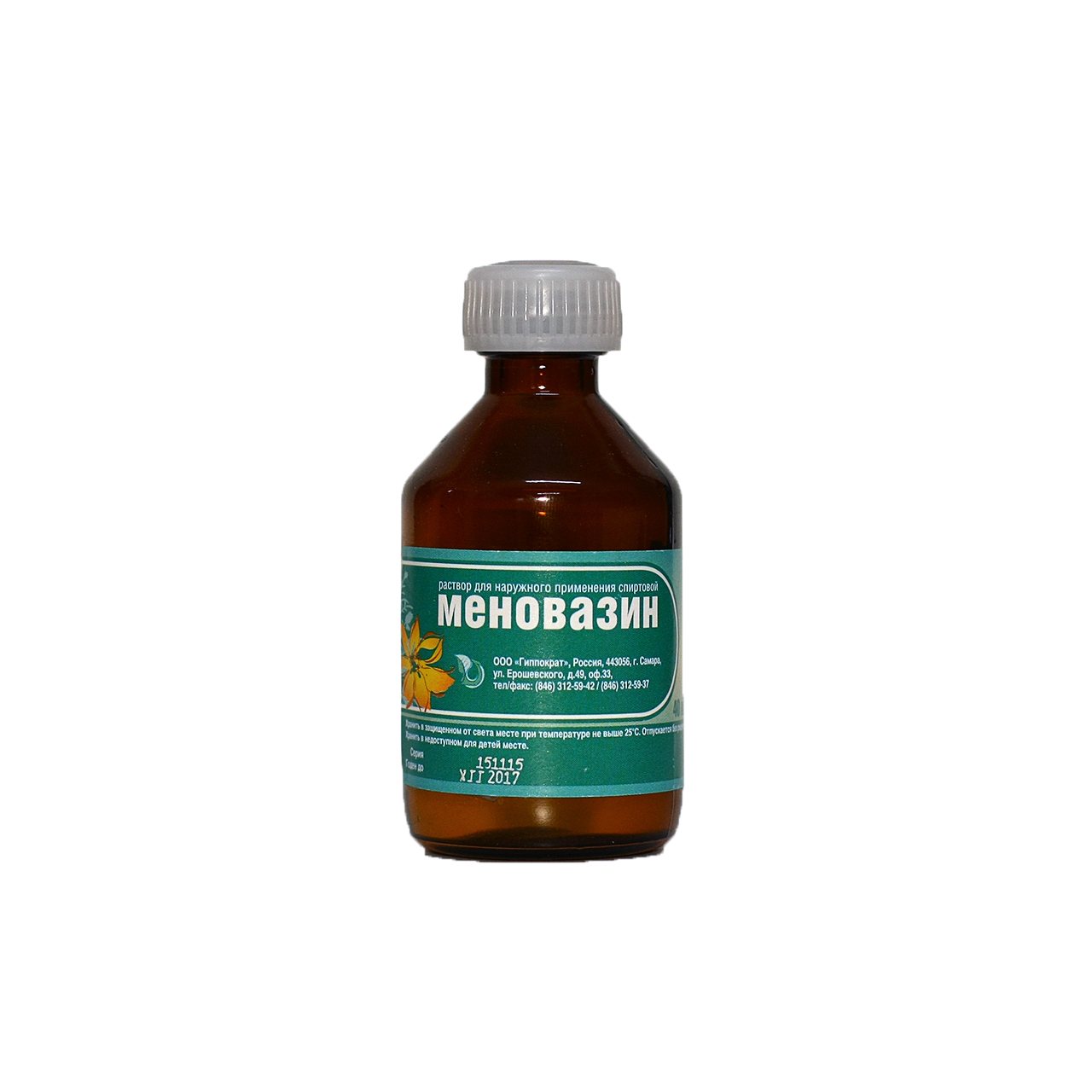 Меновазин, раствор для наружного применения спиртовой, 40 мл, 1 шт. фото