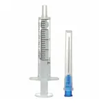 SFM Шприц инъекционный одноразовый 2-х компонентный, 2 мл, шприц в комплекте с иглой, 100 шт, 23G (0,6х30) фото 2
