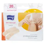 Matopat Universal Пластырь, 1.9 см х 7.6 см, лейкопластырь, 20 шт. фото