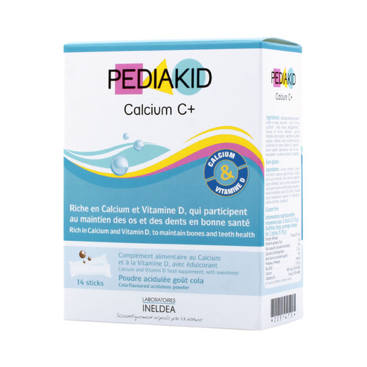 Pediakid Calcium C plus, 2.6 г, порошок, 14 шт, кола фото