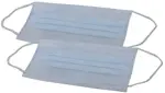 Маска медицинская трехслойная на резинке, 2 шт. фото