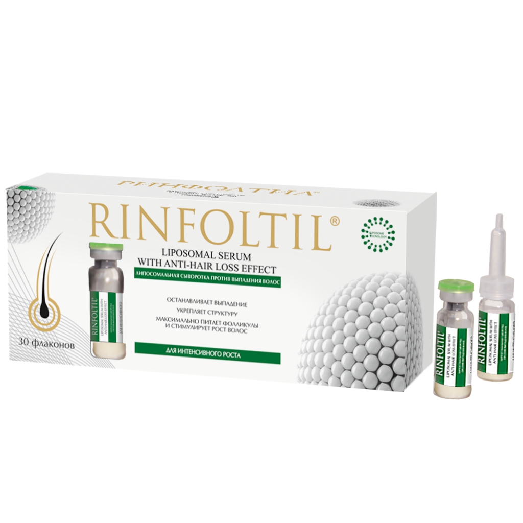 Ринфолтил липосомальная сыворотка для интенсивного роста волос, сыворотка, 30 шт. фото