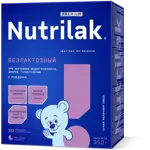 Nutrilak Premium Смесь молочная безлактозная, 0+ мес, смесь молочная сухая, 350 г, 1 шт. фото