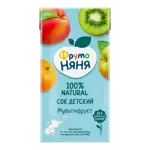 Фрутоняня сок, сок, 500мл, 1 шт, мультифрукт, без сахара фото 1