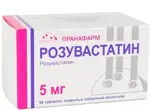 Розувастатин, 5 мг, таблетки, покрытые пленочной оболочкой, 90 шт. фото 