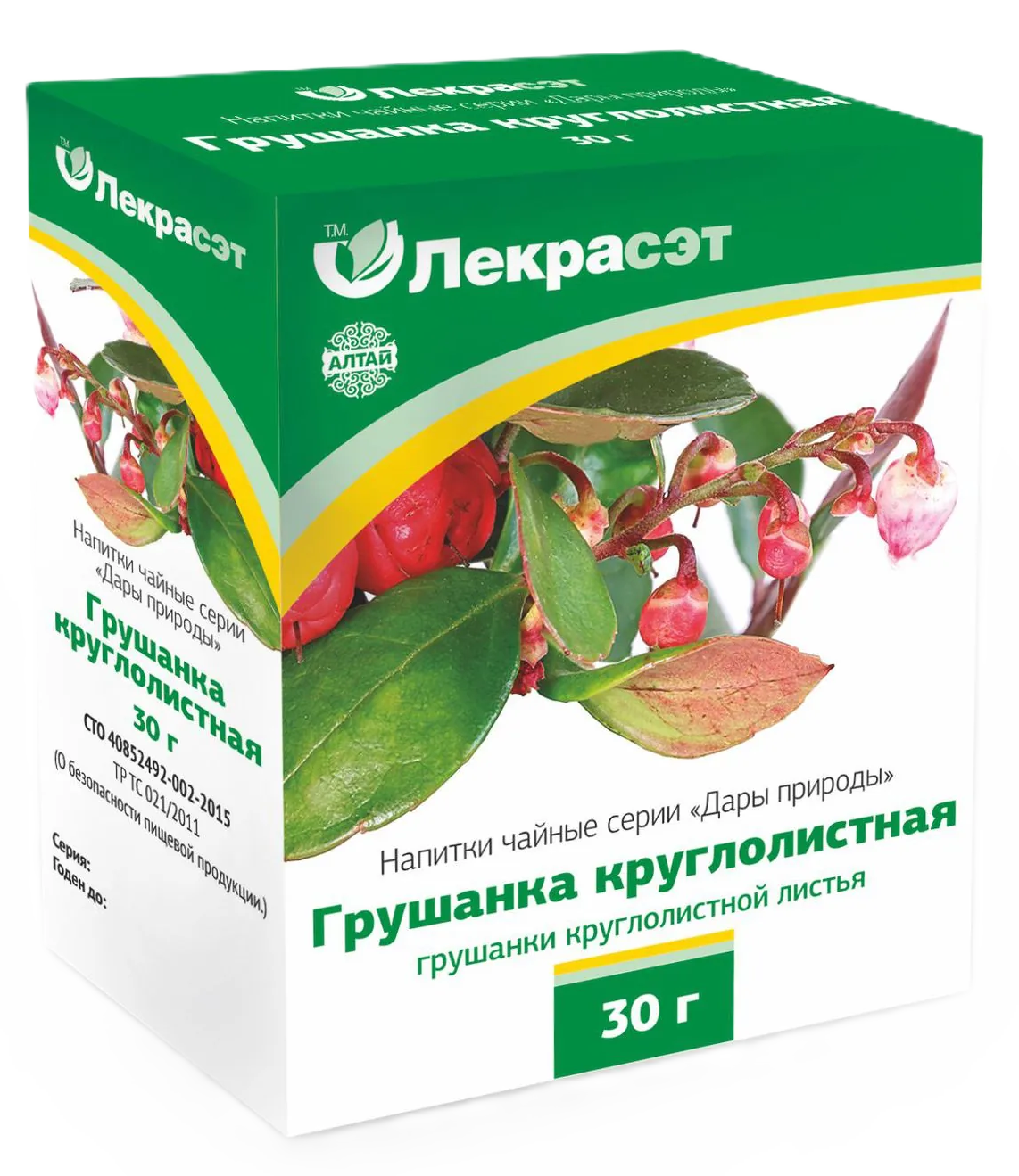 Грушанки круглолистной листья, фиточай, 30 г, 1 шт. фото