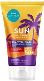 Bio cosmetolog professional крем солнцезащитный гиалуроновый, крем, 150 мл, 1 шт, SPF 50 фото 