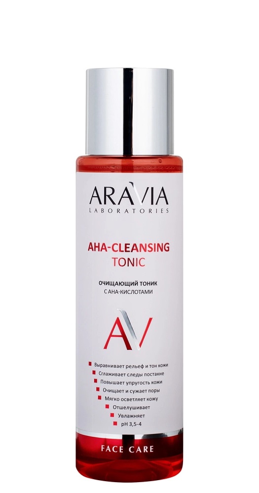 Aravia Laboratories AHA-Cleansing тоник очищающий с АНА-кислотами, тоник для лица, 250 мл, 1 шт. фото