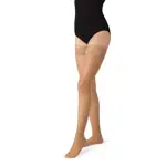 B.Well Med Чулки компрессионные прозрачные, 2 класс компрессии (22-32 mmHg), р. 2, пара, 1 шт, телесного цвета, арт. JW-222, с ажурной резинкой фото 2