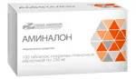 Аминалон, 250 мг, таблетки, покрытые оболочкой, 100 шт. фото
