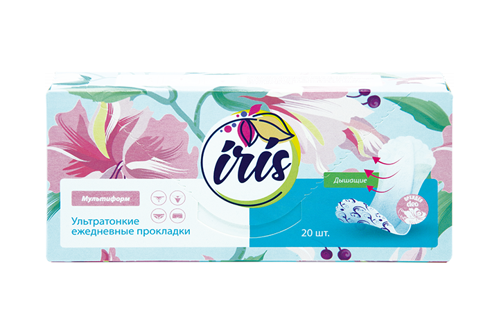 Iris by Consumed Multiform Прокладки ультратонкие ежедневные, прокладки гигиенические, 20 шт. фото