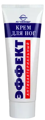 Эффект крем для ног антибактериальный, крем для ног, 80 г, 1 шт. фото