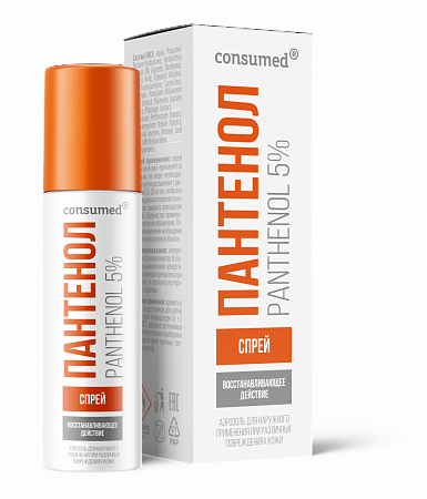 Консумед Пантенол спрей-пена, 5%, спрей-пена, 58 г, 1 шт. фото