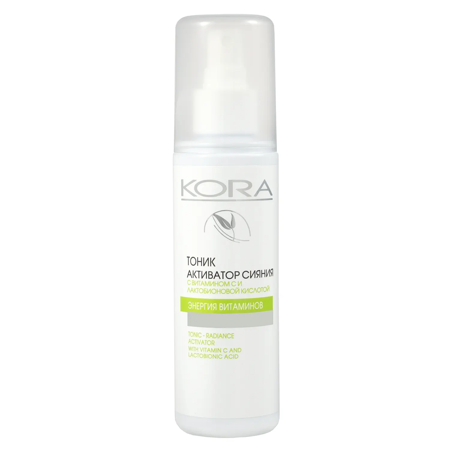 Kora Тоник-активатор сияния с лактобионовой кислотой и витамином C, тоник для лица, 150 мл, 1 шт. фото