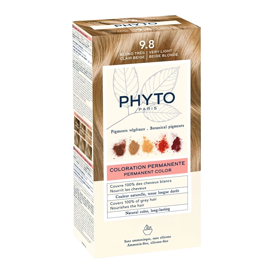 Phytosolba PhytoColor Краска для волос, 1 шт, тон  9.8 очень светлый бежевый блонд фото