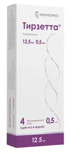 Тирзетта, 12.5 мг, раствор для подкожного введения, 0.5 мл, 4 шт. фото