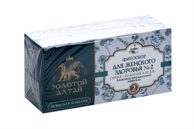 Золотой Алтай Для женского здоровья сбор №2, фиточай, 1.5 г, 20 шт, антибактериальный эффект фото
