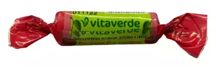 Vitaverde Аскорбинка с сахаром, таблетки жевательные, 10 шт, вишня фото