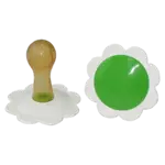 Пустышка латексная Ромашка без кольца, соска-пустышка, 1 шт. фото