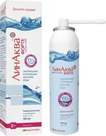 ЛинАква форте для горла, раствор гипертонический, 125 мл, 1 шт. фото