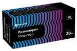 Лизиноприл Медисорб, 20 мг, таблетки, 60 шт. фото 
