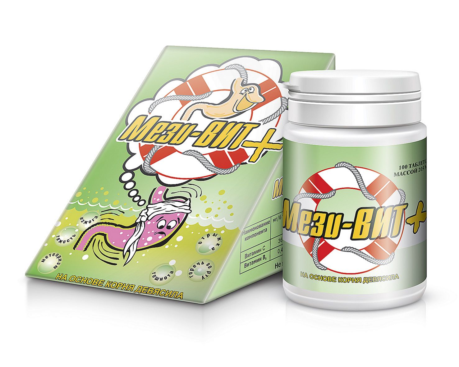 Мези-вит плюс, 205 мг, таблетки, 100 шт. фото