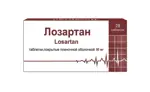 Лозартан, 50 мг, таблетки, покрытые пленочной оболочкой, 30 шт. фото