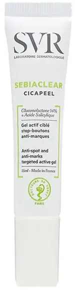 SVR Sebiaclear Цикапил, гель для лица, 15 мл, 1 шт. фото