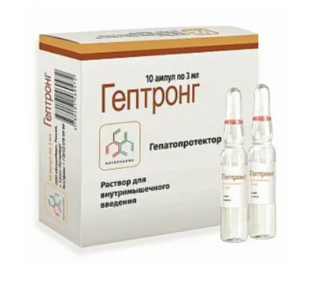Гептронг, 4 мг/мл, раствор для внутримышечного введения, 3 мл, 10 шт. фото