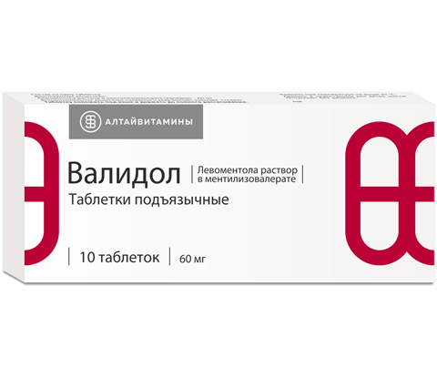 Валидол, 60 мг, таблетки подъязычные, 10 шт. фото