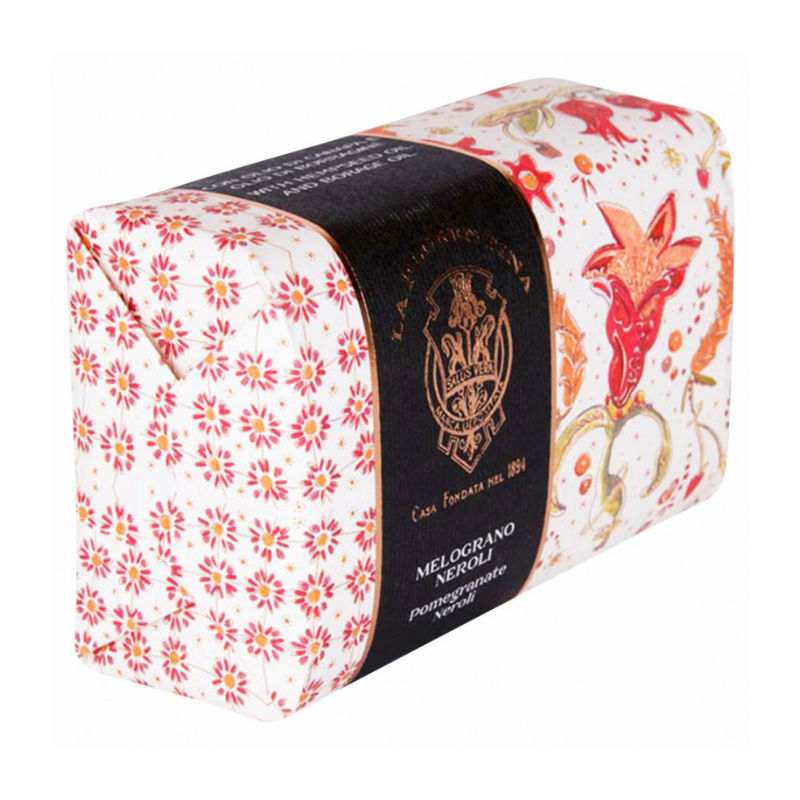 La Florentina Мыло туалетное, мыло твердое, 270 г, 1 шт, гранат + цветок нероли фото