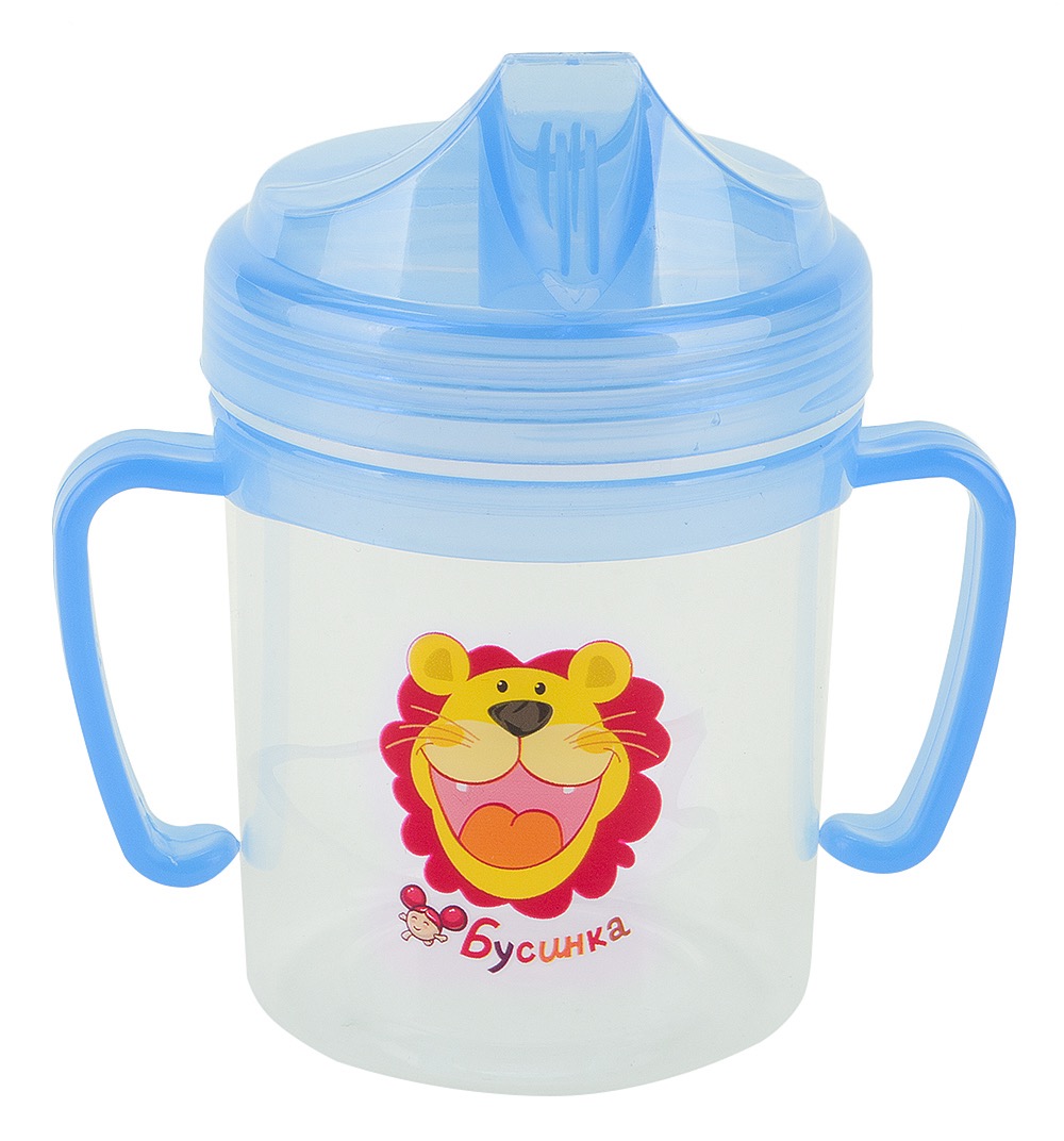 Бусинка Поильник-непроливайка с ручками, 270 мл, 1 шт, арт. 1202 фото