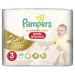 Pampers Premium Care pants Подгузники-трусики детские, р. 3, 28 шт, 6-11 кг фото 2