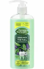 Лесной бальзам Total Комплекс Зубная паста, паста зубная, 290 мл, 1 шт, морская соль и травы фото