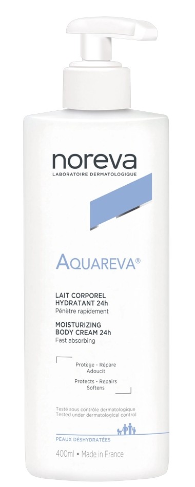 Noreva Aquareva крем для тела увлажняющий 24 часа, крем, 400 мл, 1 шт. фото
