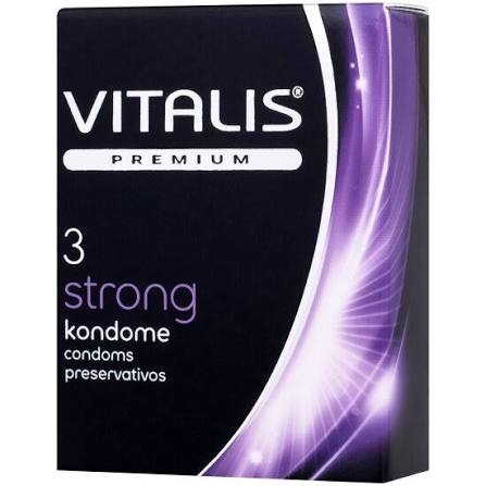 Vitalis Premium Strong Презервативы сверхпрочные, презервативы, 3 шт. фото