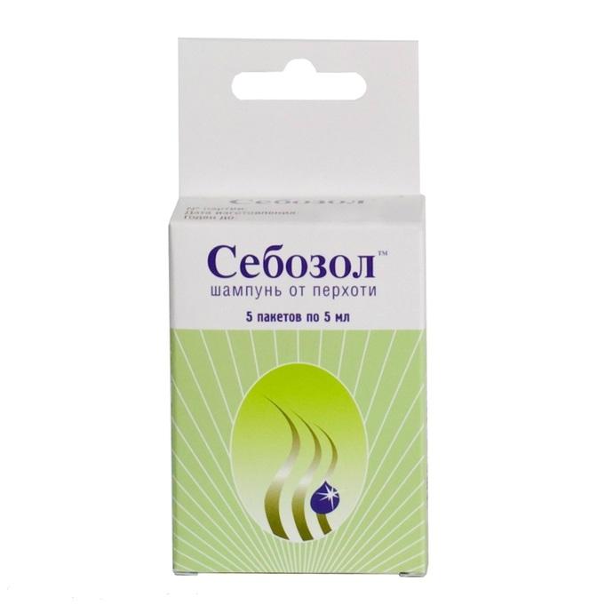 Себозол шампунь от перхоти, шампунь, 5 мл, 5 шт. фото