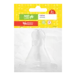 Lubby Соска силиконовая средний поток, 1 шт, 3+ мес, арт. 13964 фото