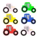Бусинка прорезыватель силиконовый Трактор, 1 шт, арт. 1881 фото