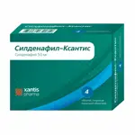 Силденафил-Ксантис, 50 мг, таблетки, покрытые пленочной оболочкой, 4 шт. фото