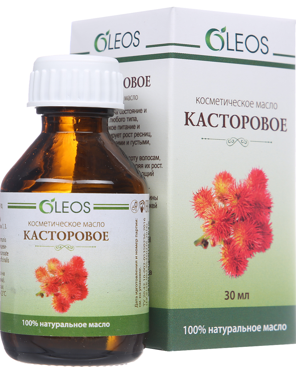 Oleos Касторовое масло, масло косметическое, 30 мл, 1 шт. фото