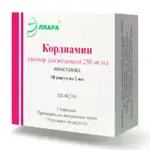 Кордиамин, 250 мг/мл, раствор для инъекций, 2 мл, 10 шт. фото