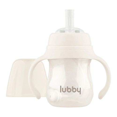 Lubby Поильник-непроливайка с ручками и трубочкой, 6+ мес, 180 мл, 1 шт, арт. 35111 фото