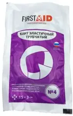 Ферстэйд Бинт эластичный трубчатый латексно-полиэфирный, размер №4, 1 шт, 15 см х 3 см фото