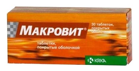 Макровит, таблетки, покрытые оболочкой, 30 шт. фото